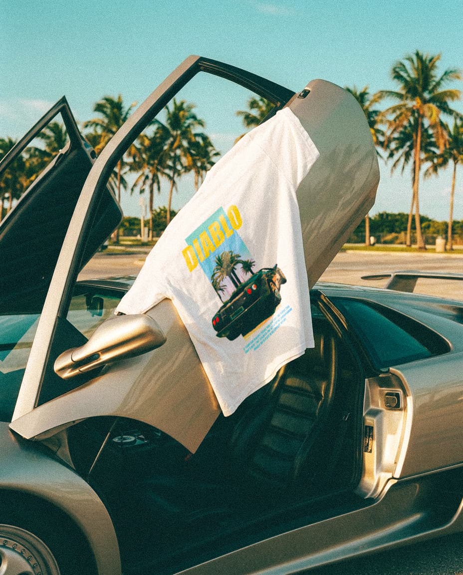 Still life | tee on hood